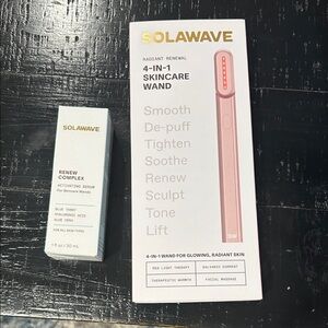 SolaWave 4-in-1 Skincare Wand - Rose Gold Edition